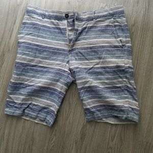 Horizontal Line Cargo Shorts